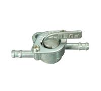 Interruttore carburante con valvola integrata per ATV e moto fuoristrada a quattro ruote - Costruzione in metallo, finitura argento, solo terra privata