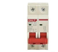 Interruttore CC a 2 poli 500 V per array PV solari tipo C Trip 10 16 20 32 40 63 A ad alta rottura 6 ka alloggiamento in nylon cablaggio frontale installazione qualità commerciale