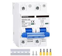 Interruttore CC dz47 2P 80Amp 12V 24V 36V 48V CC, MCB Protezione da cortocircuito, interruttore di sconnessione, isolatore per pannello solare, per batteria, inverter UPS, sistemi fotovoltaici