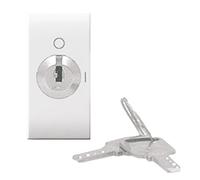 Interruttore Chiave Ave Domus 2P 10Ax 1 Modulo Ral9010 250V -441071