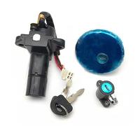 Interruttore Chiave di Compatibile Con Suzuki Per GN250 WJ250 1985-2001 Interruttore Di Accensione Elettrico Per Moto Coperchio Tappo Carburante Serratura Con 2 Chiavi Set Serrature Per Moto