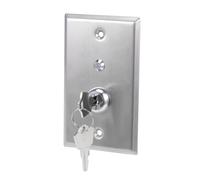 Interruttore chiave porta SPST rilascio per controllo accesso con DC 12V rosso L
