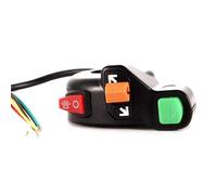 Interruttore Clacson Interruttore Moto 3 In1 Bici Elettrica Scooter Luce Indicatori Di Direzione Corno Pulsante ON/OFF Manubrio Universale Moto 7/8''