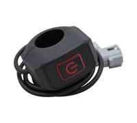 Interruttore clacson per moto Compatibile Con Sur Per Ron Per Bee X/S Interruttore A Pulsante Momentaneo Di Arresto Motore Avvio/terminazione L'interruttore Del Faro Indicatore Per Moto Elettrica(Red)
