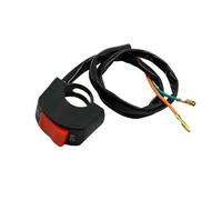 Interruttore clacson per moto Interruttore Di Avviamento Universale Per Moto Da 12 V 7/8" Interruttore Di Accensione/spegnimento Per Moto Interruttore Per Faro Di Seconda Per Linea Interruttore(Red)