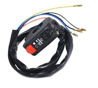 Interruttore clacson per moto Interruttore Momentaneo Per Moto Manubrio Da 7/8" Montaggio Su Manubrio Pulsante Di Avviamento Arresto Spegnimento Interruttore Laterale Interruttore Manubrio 12 V