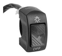 Interruttore clacson per moto Interruttore Per Motocicletta Pulsante Controllo ON OFF Supporto Manubrio Controllo Della Lampada Segnalazione Del Faro Interruttori Modificati Accessori Interruttore(Bla
