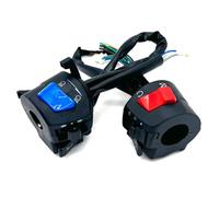 Interruttore Comando Manubrio Controllo Interruttore Manubrio Moto 22mm 7/8 Pollici Per Controllo Fari Indicatori Di Direzione Clacson Impermeabili Universali(1pair)