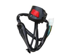 Interruttore Comando Manubrio Interruttore Manubrio Da Moto Per Suzuki Per QingQi Per QM200GY Per GXT200 Pulsante Del Clacson Indicatore Di Direzione Elettrico Avvio Della Luce(Right 8 Wires)
