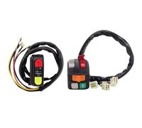 Interruttore Comando Manubrio Interruttori Multifunzionali Per Moto 7/8" Compatibile Con Nmax155 Pulsanti Per Clacson Fari Indicatori Direzione Avviamento Elettrico Spegnimento Motore.(1PAIR)