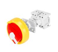 INTERRUTTORE COMANDO ROTATIVO DA QUADRO 4P 4M EN50022 32A IP65 GEWISS GW70006