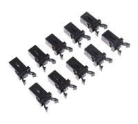 Interruttore combinato Chiusura in plastica Interruttore autobloccante di ricambio Compatibile con coperchio touch a scatto Clip riparazione bianca nera Interruttore tergicristallo(Black)