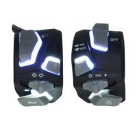 Interruttore combinato manubrio moto Illuminato con funzione nove in uno Avvio elettrico Avvio elettrico Doppia luce flash On Off Moto(4)