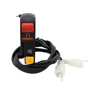Interruttore Combinato Moto Universale 2 In 1 | Interruttore Comando Manubrio Avviamento Elettrico Motocicletta Pulsante ON/OFF Fari Interruttore Luce Manubrio 22 Mm