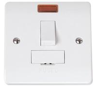 Interruttore con Fusibile Connessione Unità Neon, 1 Banda, Bipolare, 13A, Bianco