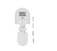 Interruttore con sensore a infrarossi Impermeabile e regolabile Rilevamento del movimento del corpo umano Controllo della luce per uso interno ed esterno Plastica ABS bianca 21,5