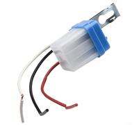 Interruttore con sensore di luce da 220 V con fotocellula per crepuscolo, interruttore con sensore giorno-notte per controllo automatico della luce, interruttore da esterno da crepuscolo all'alba per