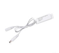 Interruttore con sensore di movimento a microonde da 5,8 GHz, strisce LED con rilevatore di presenza umana CC 5-24 V, regolatore di luce auto/off, carico 60 W, portata 3-6 m (bianco)