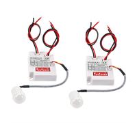 Interruttore con sensore di movimento PIR da 12 V a 24 V, interruttore con timer per luci LED da corridoio