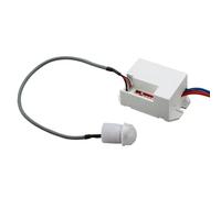 Interruttore con sensore di movimento PIR per controllo automatico della luce, rilevamento a 360°, portata fino a 8 m, timer di sensibilità flessibile (5 s-8 min), 220 - 240 V AC, carico 1200 W