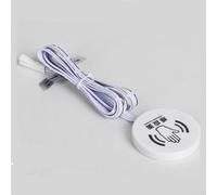 Interruttore con sensore di movimento PIR per luci LED, sensore touch da 12 V-24 V CC con induzione a infrarossi, grado di protezione IP42, per pannelli in legno e specchi in vetro, controllo manuale