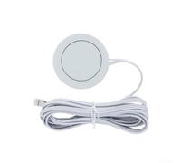 Interruttore con sensore di vibrazione per ante di armadi e camper, con controllo rubinetto, senza trapano, installazione CC 5 V, 12 V, 24 V, supporta carico 5 A, colore nero (HY-3P bianco)