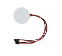 Interruttore con sensore di vibrazione, per porte di armadi e camper, con rubinetto, senza trapano, CC 5 V, 12 V, 24 V, supporta carico 5 A, colore nero (SM bianco)