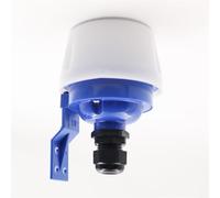 Interruttore con sensore fotografico per controllo della luce, 220-240 V, 10 A, interruttore crepuscolare automatico per lampioni, illuminazione esterna, nero