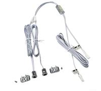 Interruttore con sensore per porta dell'armadio, CC, 12 V-24 V, controllo della luce a LED per accensione e spegnimento automatico, per superficie o montaggio nascosto, finitura argento per