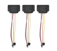 Interruttore con sensore touch a specchio, 12 V, 3 A, singolo, tre colori, controllo intelligente dello specchio con funzione di regolazione e memoria, per illuminazione del bagno, nero (3 colori)