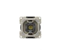 Interruttore con spia di controllo LED giallo 12V da pannello bianco