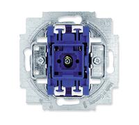 INTERRUTTORE CON SPIA LUMINOSA BUSCH-JAEGER Wippkontrollschalter 2000/6 USK, Busch-Jaeger, Argento, Blu
