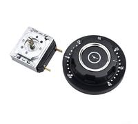 Interruttore con timer, 30/60/90/120 min, manopola per forno a microonde, interruttore con campana meccanica AC250 V 16 A, per forni elettrici (30 minuti)