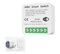 Interruttore Connesso, Interruttore Wifi, Interruttore Collegato Alexa, Interruttore Wifi Smart Life, Interruttore Wifi Intelligente, Tuya Smart per Alexa, per Google Home, App Tuya/SmartLife