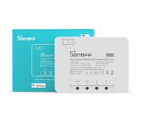 INTERRUTTORE CONTATORE WIFI SMART CON MONITORAGGIO ENERGETICO ALEXA SONOFF POWR3