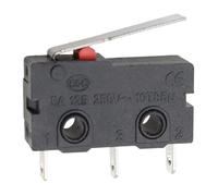 Interruttore Contatto in rame 5A 125/250V Finecorsa No Nc 2/3Pin Asta ad arco a rullo Interruttore a pulsante rapido(Lever 16MM,5PCS)