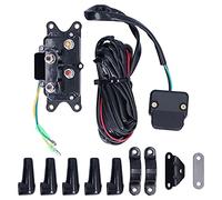 Interruttore contattore relè solenoide verricello 12V 250A con kit staffe di montaggio per rimorchio barca ATV UTV