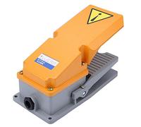 Interruttore a pedale, interruttore controller a pedale 10A,momentaneo a pedale elettrico alluminio IP62, contatti in lega d'argento antiscivolo controller a pedale autoregolante
