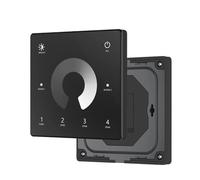 Interruttore controller dimmerabile V1 LED + touch DC5V/12V/24V 8A PWM adatto for striscia luminosa COB 5050 3528 monocolore(4-Zone B Touch Panel)