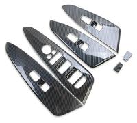 Interruttore controllo Per KIA Per Sportage NQ5 2021-2024 Auto Porta Bracciolo Pannello Finestra Ascensore Pulsante Interruttore Copertura Trim Interni Adesivo(Carbon Fiber)