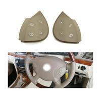 Interruttore Controllo Volante Per Benz W211 E300 E320 E350 E400 2003-2006 Auto Volante Multifunzione Pulsanti Interruttore Chiavi Kit Riparazione(Beige Kit)