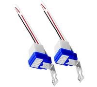 Interruttore crepuscolare AC/DC 12V 10A automatico, fotocellula con sensore crepuscolare ad alba, risparmio energetico, installazione facile per illuminazione, impermeabile e durevole