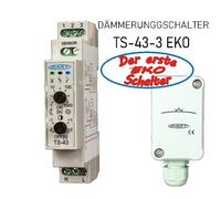 Interruttore Crepuscolare Mart TS-43-3 - Eko - Spegnimento Automatico