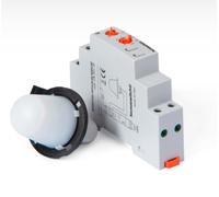 Interruttore sensore crepuscolare 220v da esterno regolabile ip65 da quadro