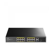Interruttore CUDY FS1018PS1 16 porte 10/100M PoE+ 190W 2xGbE 1xSFP