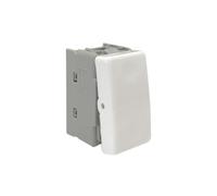 Interruttore da incasso 10 A 250 V, design stretto, ideale per il controllo della luce in spazi ristretti e soluzioni domestiche.