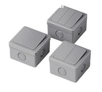 Interruttore da parete impermeabile IP66 16A - Giardino 1 posto/2 posti/3 posti(3-Gang)