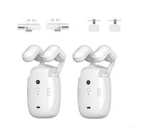 Interruttore da parete intelligente per apritende automatico 3 in 1 compatibile con TUYA con batteria da 4000 mAh, funziona con asta romana T/U-Rail, funzionamento silenzioso, controllo one-touch (2