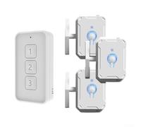 Interruttore da parete intelligente per luci a levetta e a direzione singola, interruttore della luce telecomando wireless con ricarica USB, compatibile con la maggior parte degli interruttori, bianco