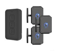 Interruttore da parete intelligente per luci a levetta e a direzione singola, interruttore della luce telecomando wireless con ricarica USB, compatibile con la maggior parte degli interruttori, bianco